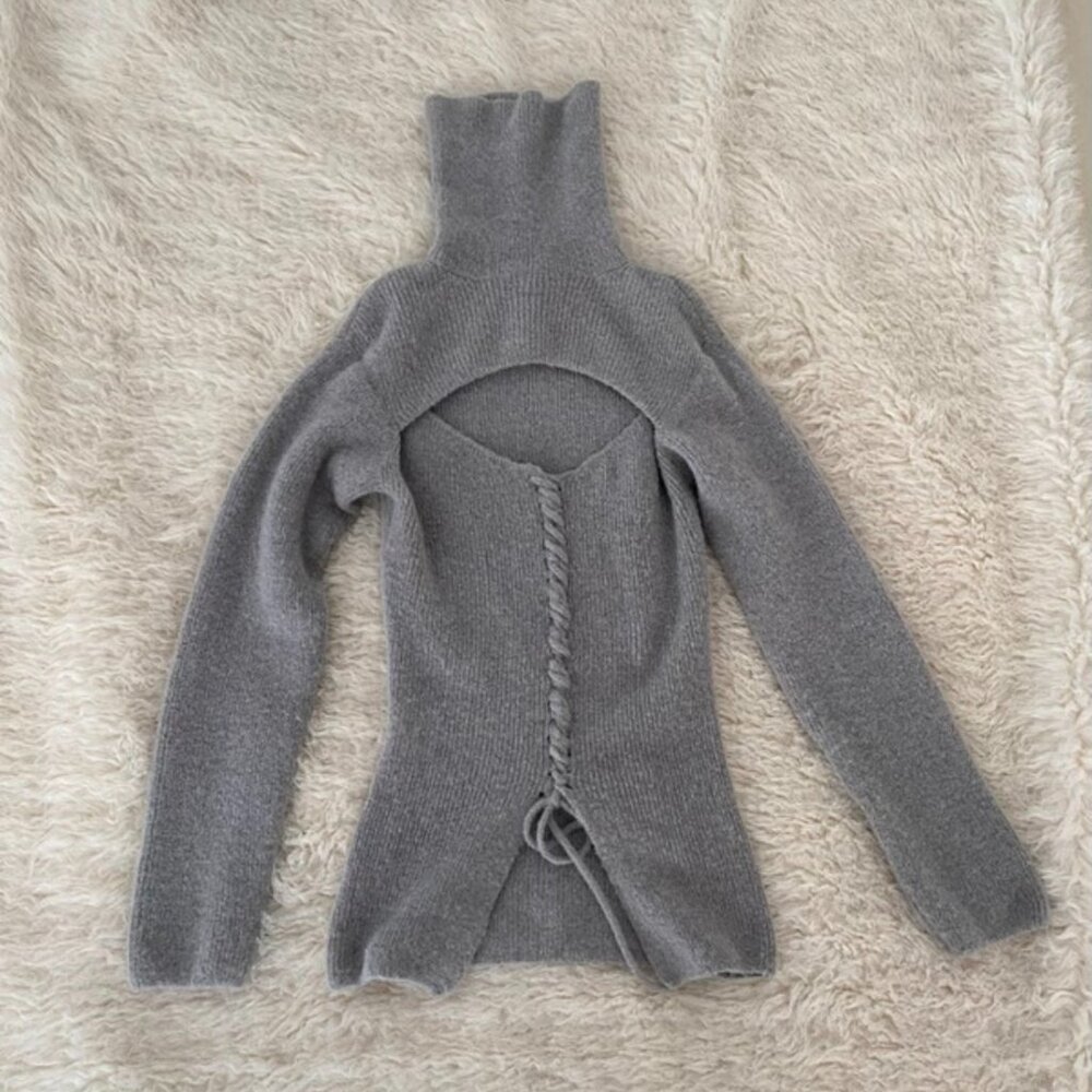 paloma wool keyhole alpaca turtleneck, small
